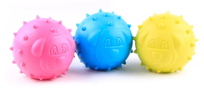 Cute Dog Toy Chew Rubber Toys for Small Dog Bite Resistant Non-toxic Pet Puppy Toys Interactive Training Pet Toys