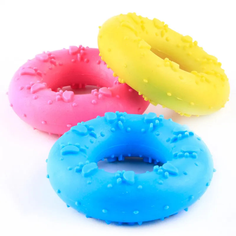 Cute Dog Toy Chew Rubber Toys for Small Dog Bite Resistant Non-toxic Pet Puppy Toys Interactive Training Pet Toys