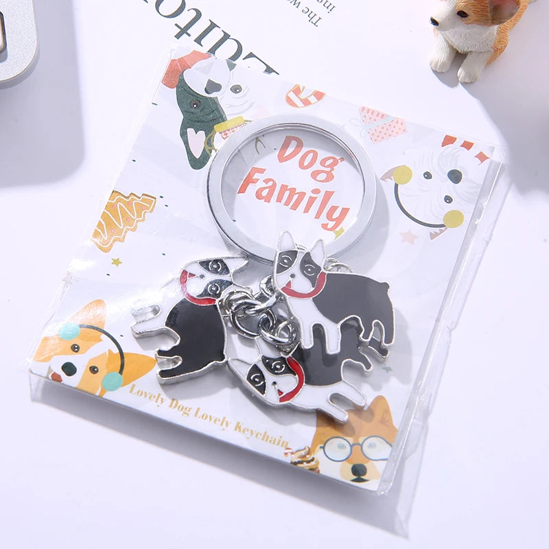 Keychains Hot Samoyed Animal Dogs Keychain Metal Pendant Charm Handmade Gifts For Pet Lovers Dog Jewelry Woman Key Ring Holder