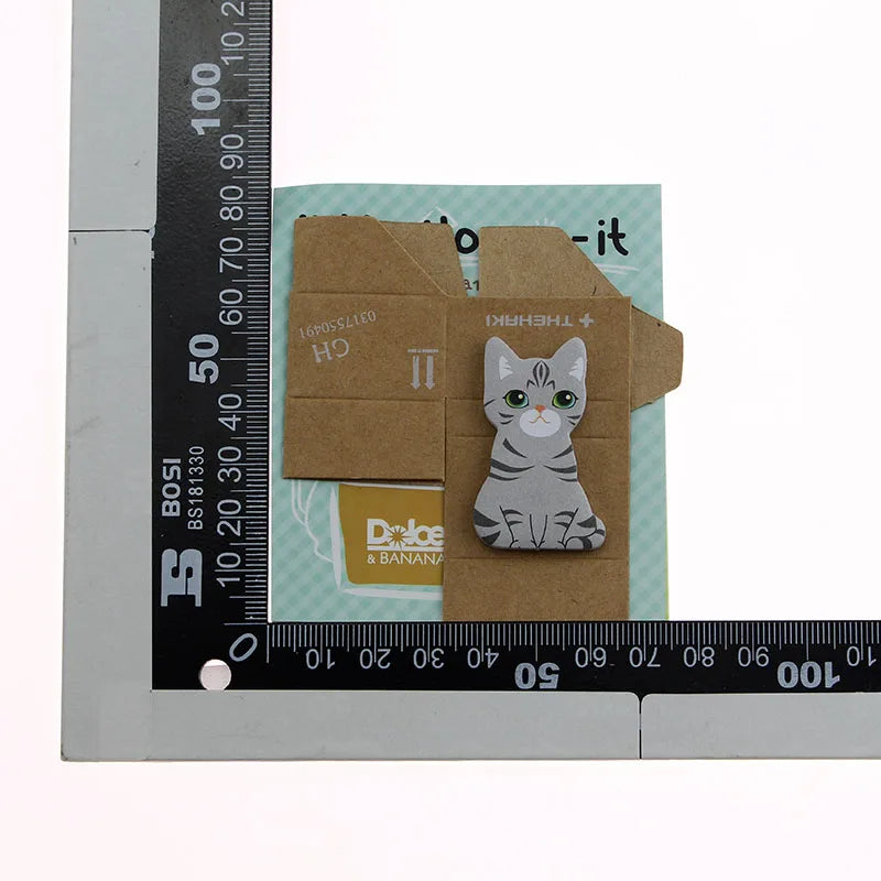 Pretty Kawaii Kitty Sticky Notes Sticker Cute Kitten Notepad Memo Pad Post Office School Stationery Supply Cat Funny Gift Dog