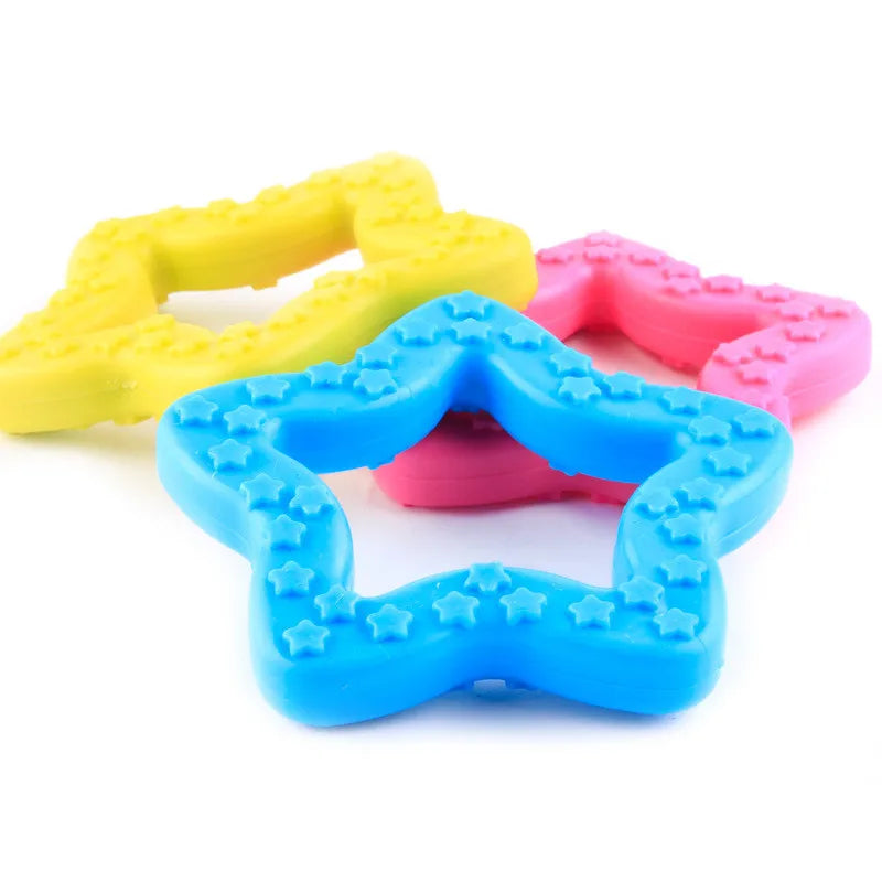 Cute Dog Toy Chew Rubber Toys for Small Dog Bite Resistant Non-toxic Pet Puppy Toys Interactive Training Pet Toys