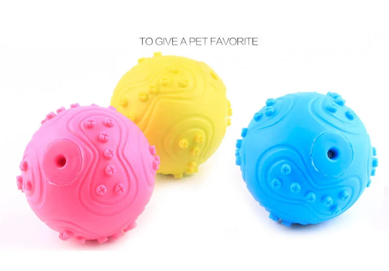 Cute Dog Toy Chew Rubber Toys for Small Dog Bite Resistant Non-toxic Pet Puppy Toys Interactive Training Pet Toys