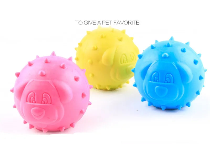 Cute Dog Toy Chew Rubber Toys for Small Dog Bite Resistant Non-toxic Pet Puppy Toys Interactive Training Pet Toys