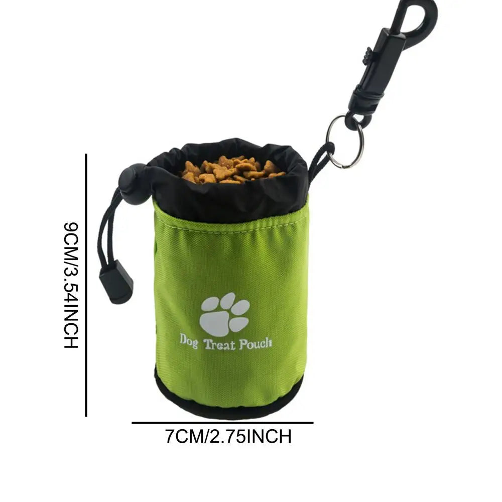 Fashionable Dog Treat Pouch Waterproof Oxford Nylon Custom Weight Outdoor Training Bag With Sustainable Stocked Features