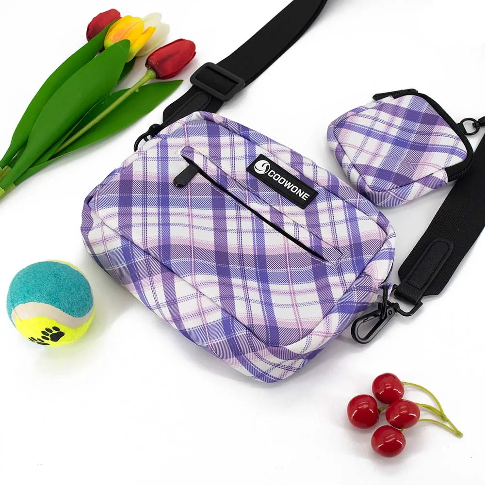 Dog Treat Pouch Waterproof Pet Training Treat Pouch Built-in Poop Bag Dispenser with Adjustable Shoulder Strap for Training