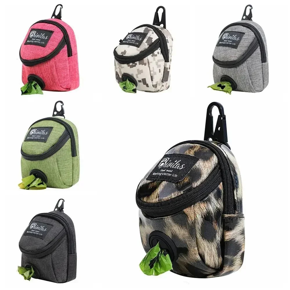 Portable Training Treat Outdoor Pet Dog Treat Pouch Puppy Snack Reward Waist Bag Poop Bag Dog Carriers Bags