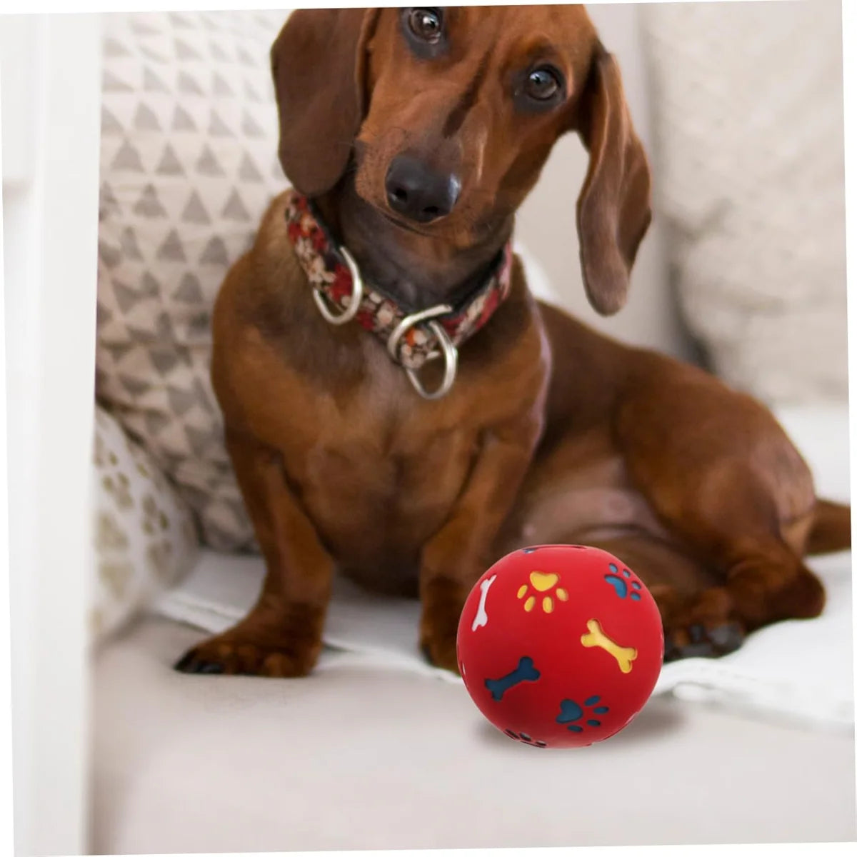 ATUBAN Interactive Dog Treat Dispensing Toy Chew Toy for Dogs Fun and Pet Activity for and Care Interactive Play and Training