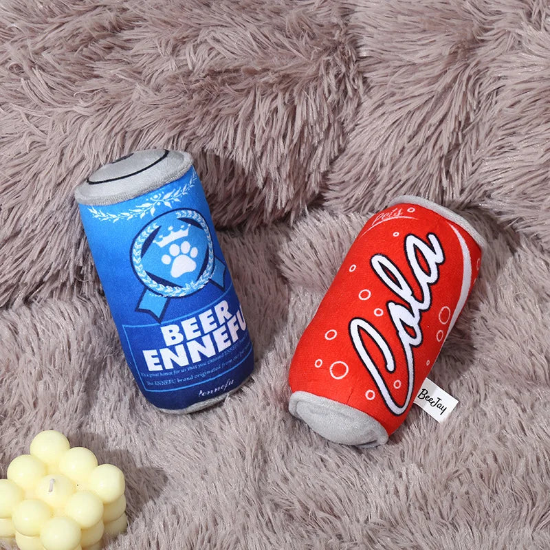 Relieve boredom and self-help. Plush dog toys bite plush cans and sound pet products