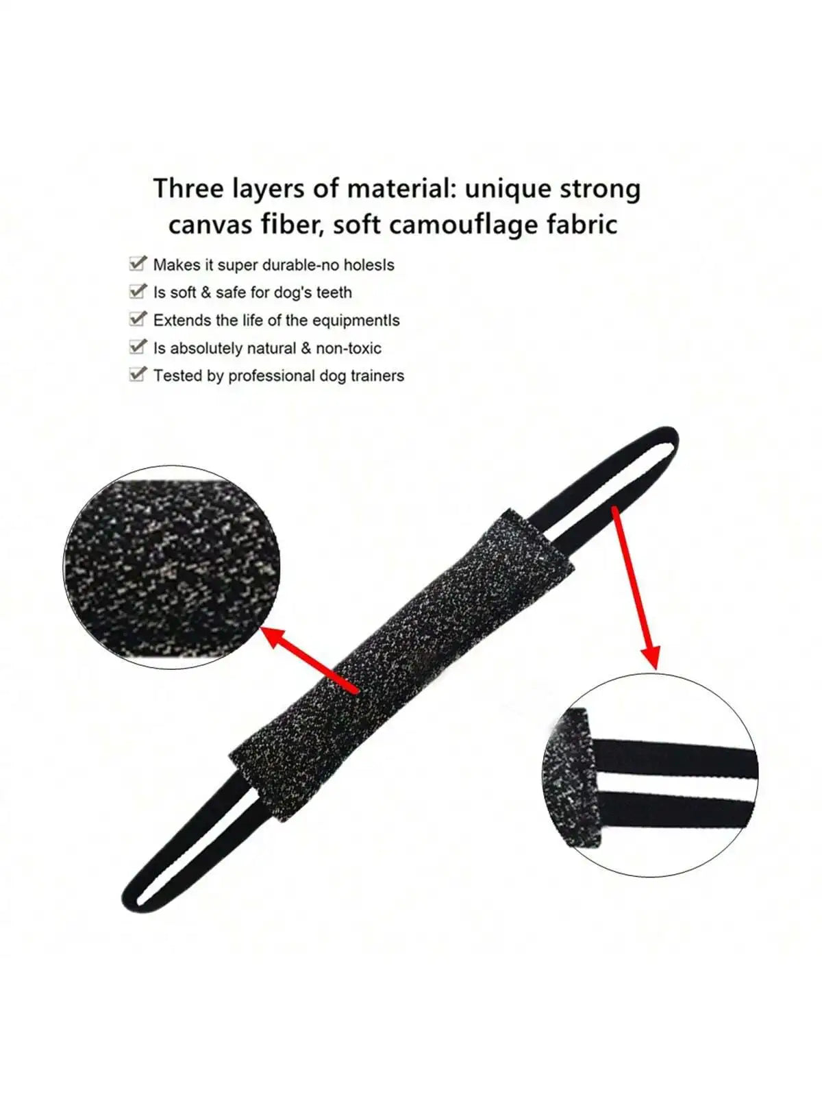 1pc Dog Bite Stick Enhances Effective Training- Comfortable Handle For Interactive Play, Grinding Teeth, And Chew Training