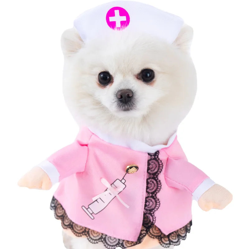 Halloween Dog Clothes Funny Pet Costume Small Dog Jacket Creative Outfit for Teddy Cats Costume Dog Clothes for Small Dogs