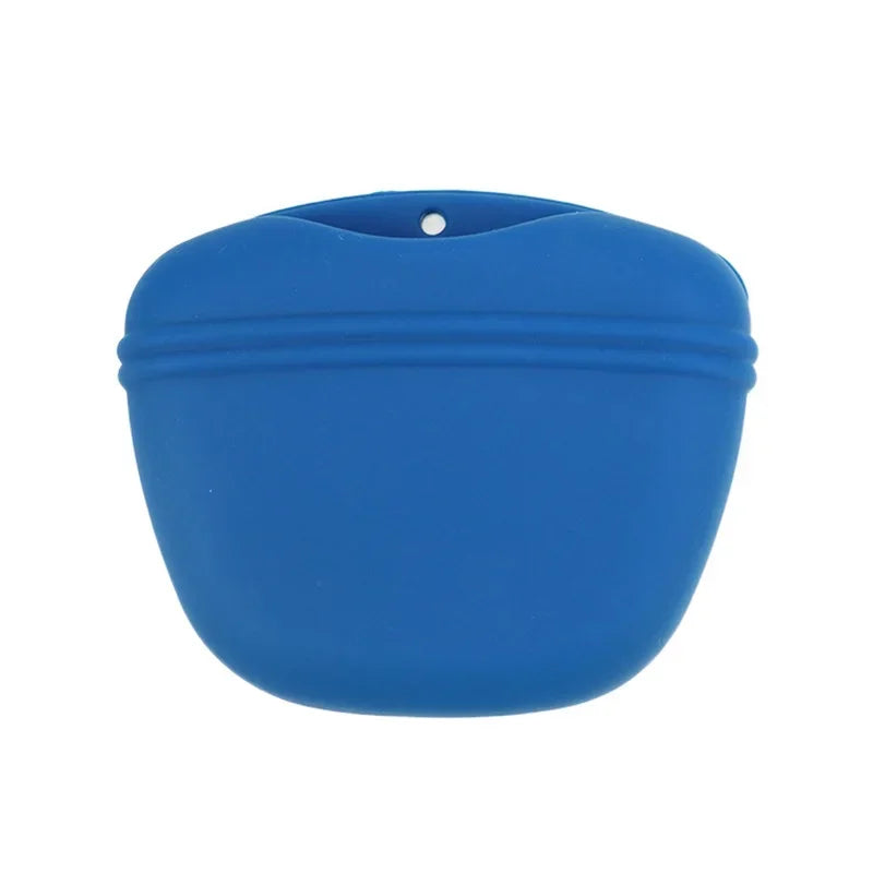 Silicone Dog Treat Bag Pet Portable Dog Training Waist Bag Outdoor Feeder Puppy Snack Pouch Food Reward Storage Bag Pet Supplies