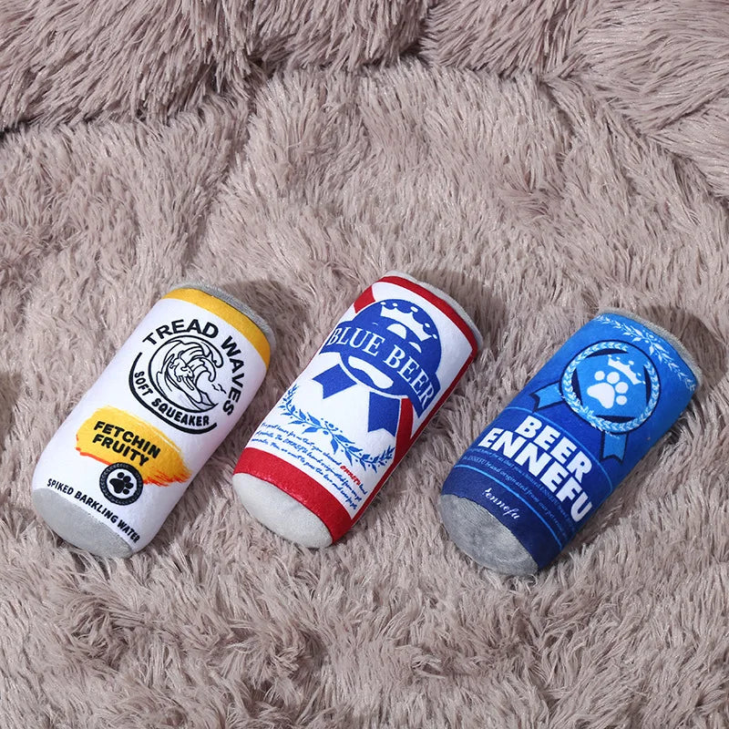 Relieve boredom and self-help. Plush dog toys bite plush cans and sound pet products