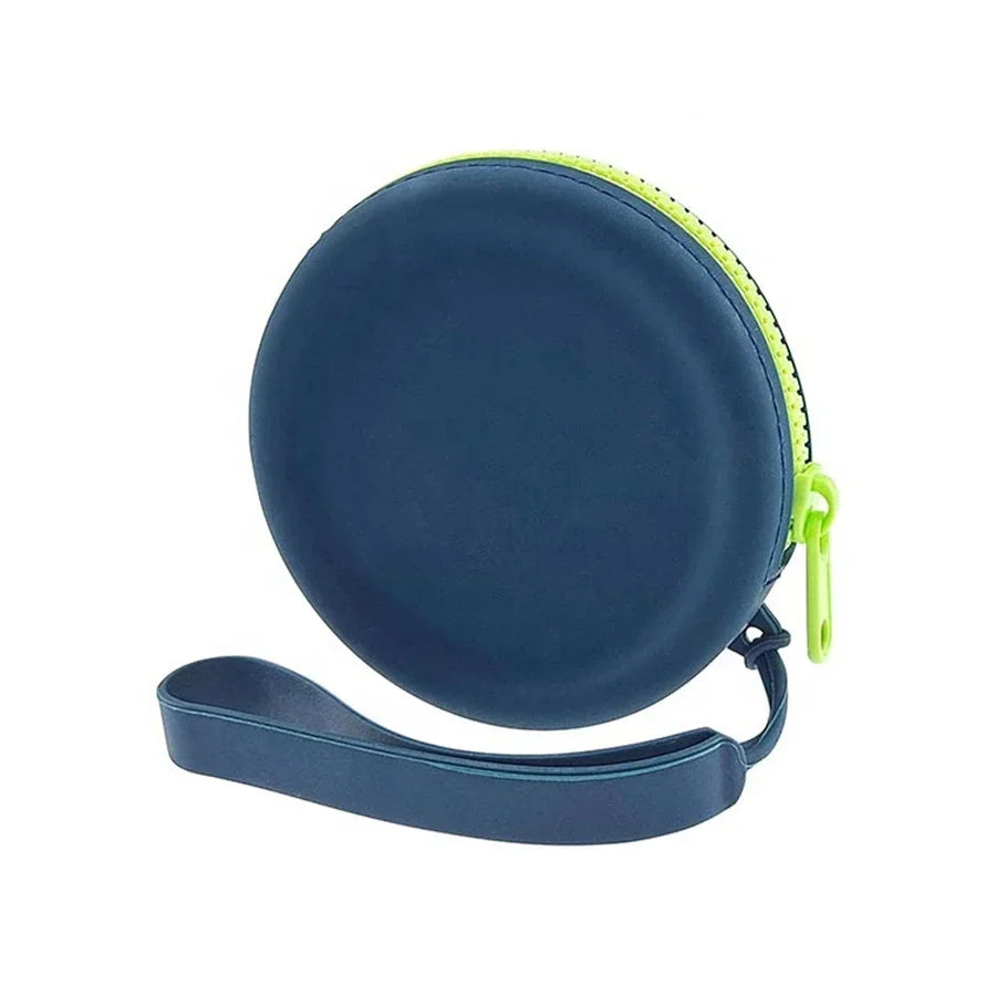 1Pc Pet Supplies Silicone Dog Food Bag Outdoor Training Dog Training Dog Treat Training Pouch Waterproof Dog Snack Training Bag