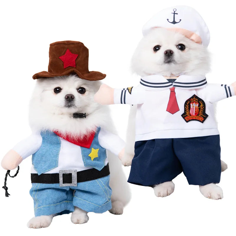 Halloween Dog Clothes Funny Pet Costume Small Dog Jacket Creative Outfit for Teddy Cats Costume Dog Clothes for Small Dogs