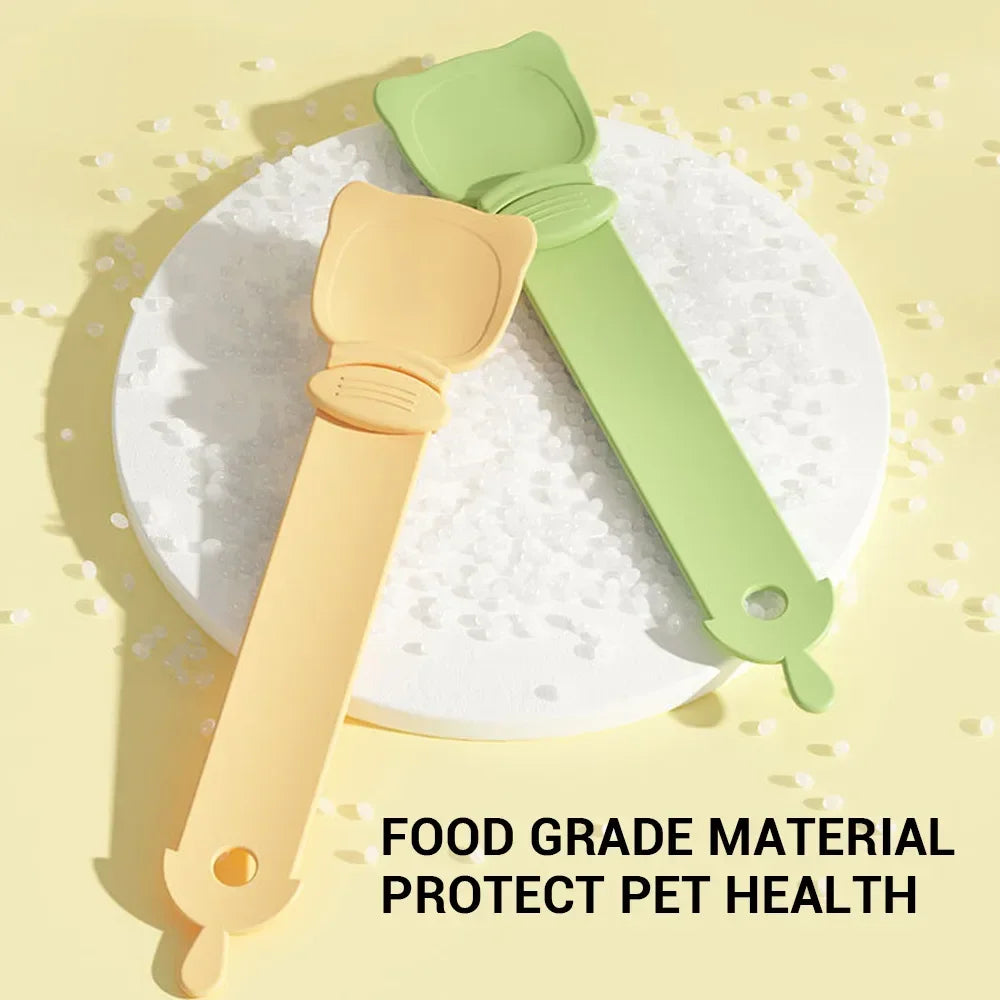 Feed Spoon Food Scoop Cat Treat Bars Squeezer Cereal Dispenser Puppy Kitten Snack Liquid Food Scoop Kitty Treat Accessories