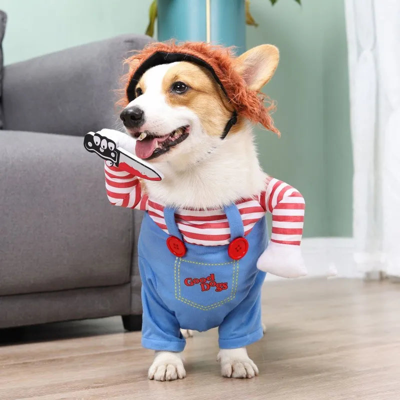 Funny Pet Dog Clothes Dog Cosplay for Dogs Halloween Dog Costumes Christmas Dog Accessories Festival Party Outfit Pet Dog Dress