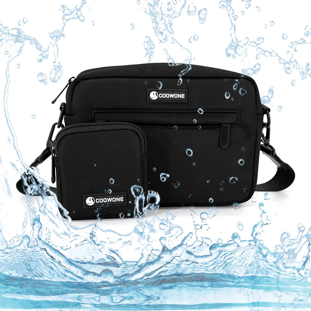 Dog Treat Pouch Waterproof Pet Training Treat Pouch Built-in Poop Bag Dispenser with Adjustable Shoulder Strap for Training