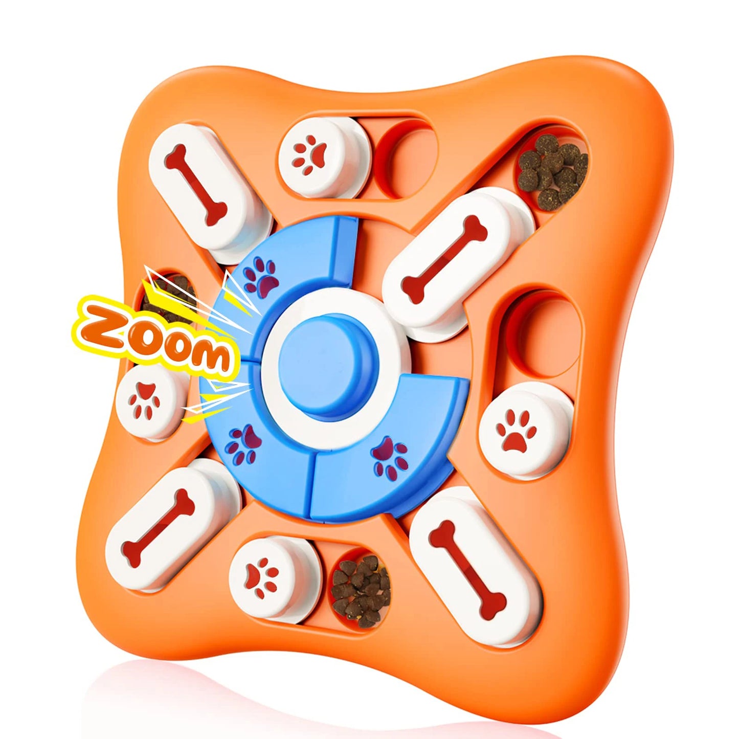 Interactive Puzzle Food Feeder for Small Big Pet Dogs Slow Feeder IQ Training Mental Enrichment Game Toys Dog Treat Puzzle Disp