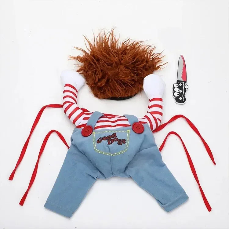 Halloween Dog Costumes Funny Pumpkin Lantern Transformation Outfit Halloween Dog Cat Two Legged Pet Cute Pumpkin Hat Dog Jacket