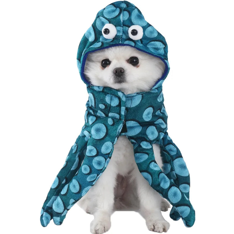 Halloween Dog Clothes Funny Pet Costume Small Dog Jacket Creative Outfit for Teddy Cats Costume Dog Clothes for Small Dogs