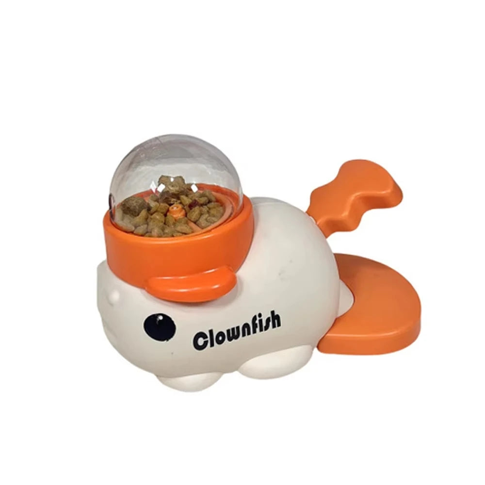 Dog Cat Treats Dispenser Toy Anti-Slip Slow Puzzle Interactive Treat Dispenser Automatic Feeder Toys for Pet Training Supplies