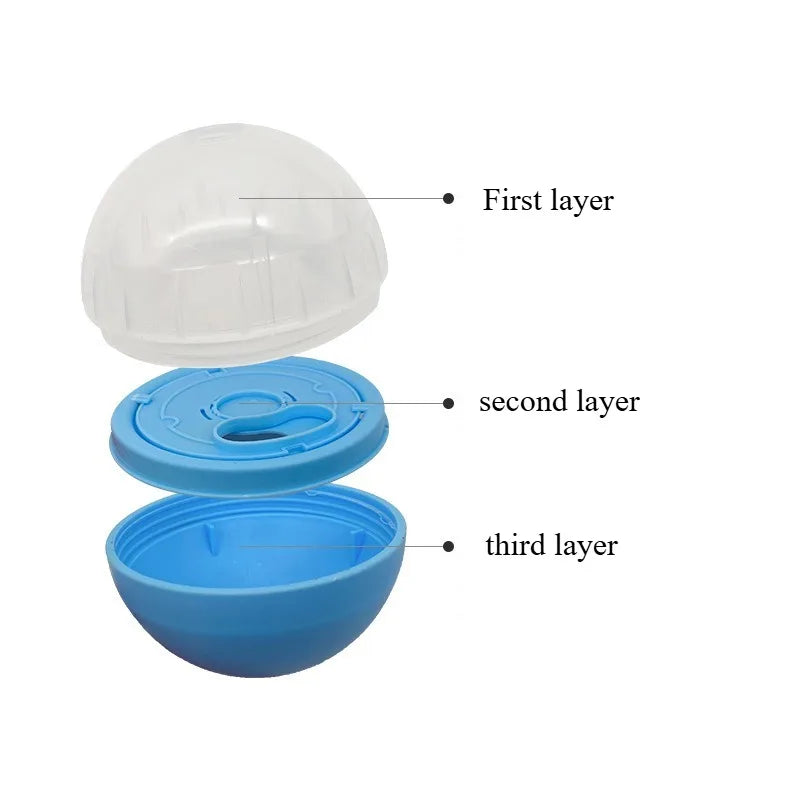 Interactive Food Dispensing Toy for Dogs Cats Adjustable Slow Feeder Anti-Choke Treat Ball IQ Training Educational Puzzle