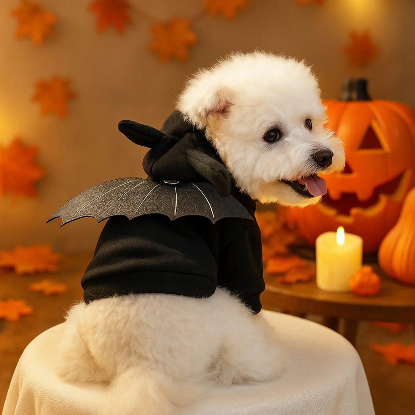 Creative Halloween Pet Cosplay Bat Clothes Dog Clothes Cat Clothes Casual Fashion Clothing Apparel Sweater Halloween Decoration