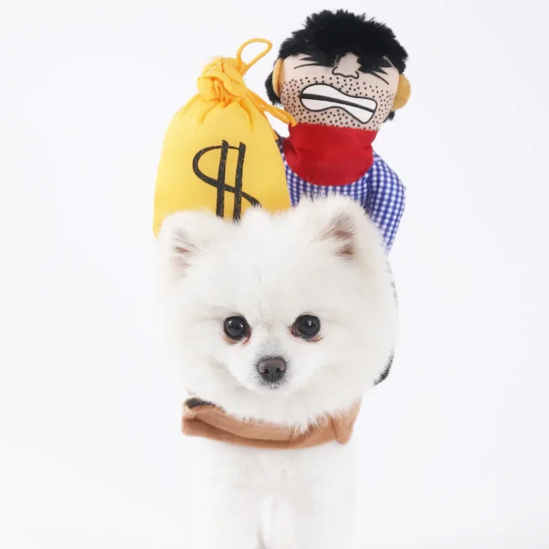 Halloween Dog Costumes Funny Pumpkin Lantern Transformation Outfit Halloween Dog Cat Two Legged Pet Cute Pumpkin Hat Dog Jacket