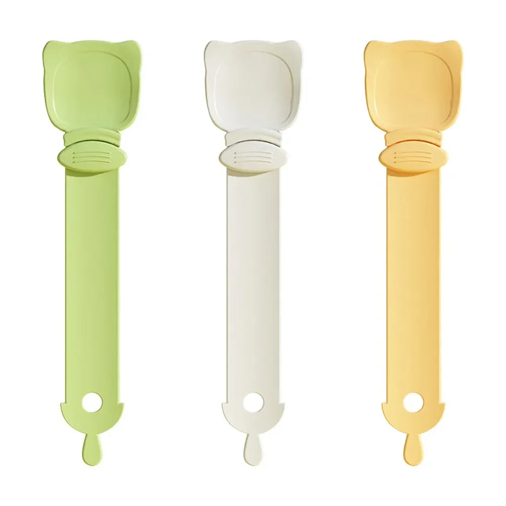 Feed Spoon Food Scoop Cat Treat Bars Squeezer Cereal Dispenser Puppy Kitten Snack Liquid Food Scoop Kitty Treat Accessories