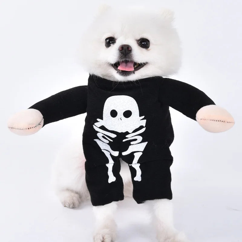Halloween Dog Clothes Funny Pet Costume Small Dog Jacket Creative Outfit for Teddy Cats Costume Dog Clothes for Small Dogs