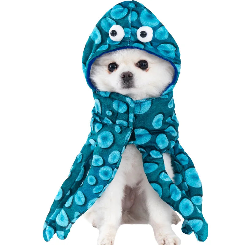 Halloween Dog Clothes Funny Pet Costume Small Dog Jacket Creative Outfit for Teddy Cats Costume Dog Clothes for Small Dogs