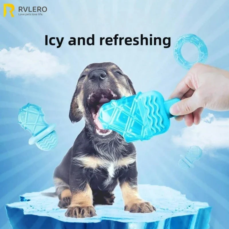Dog Ice Stick Relieving Heat Cooling Pet Supplies Water Injection Tooth Grinding Toy Set Chew Puppy Outdoor Treat Training