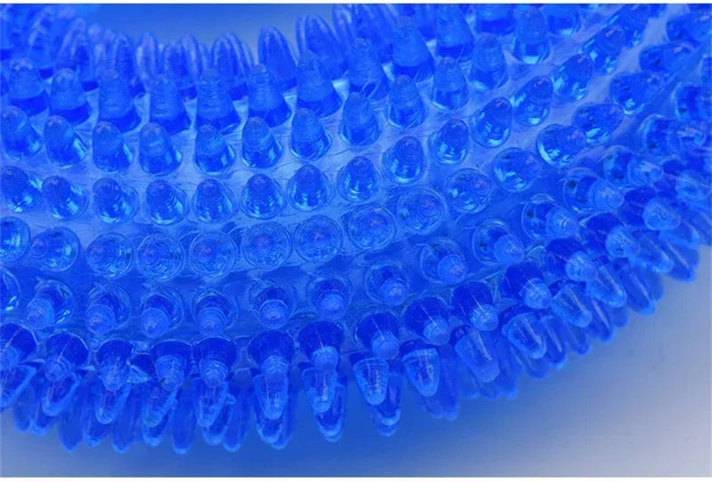 Durable TPR Chew Toy for Dogs - Interactive Thorn Barbed Design Promotes Dental Health & Bite Resistance