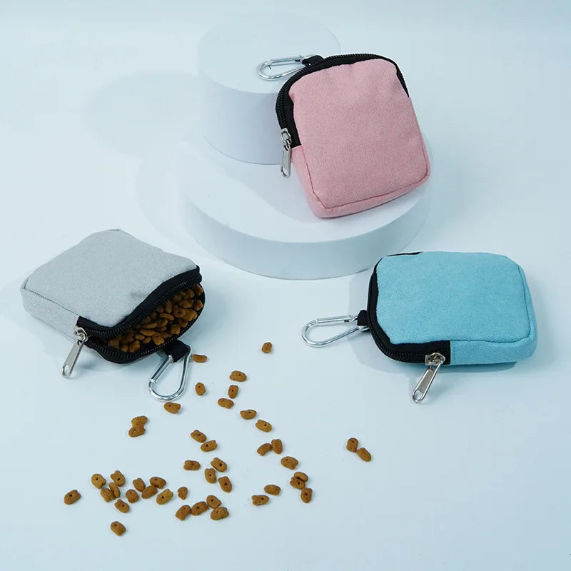 Portable Dog Treat Bag Outdoor Puppy Snack Bag Multifunctional Dog Reward Bags Dog Training Waist Bags Pet Supplies