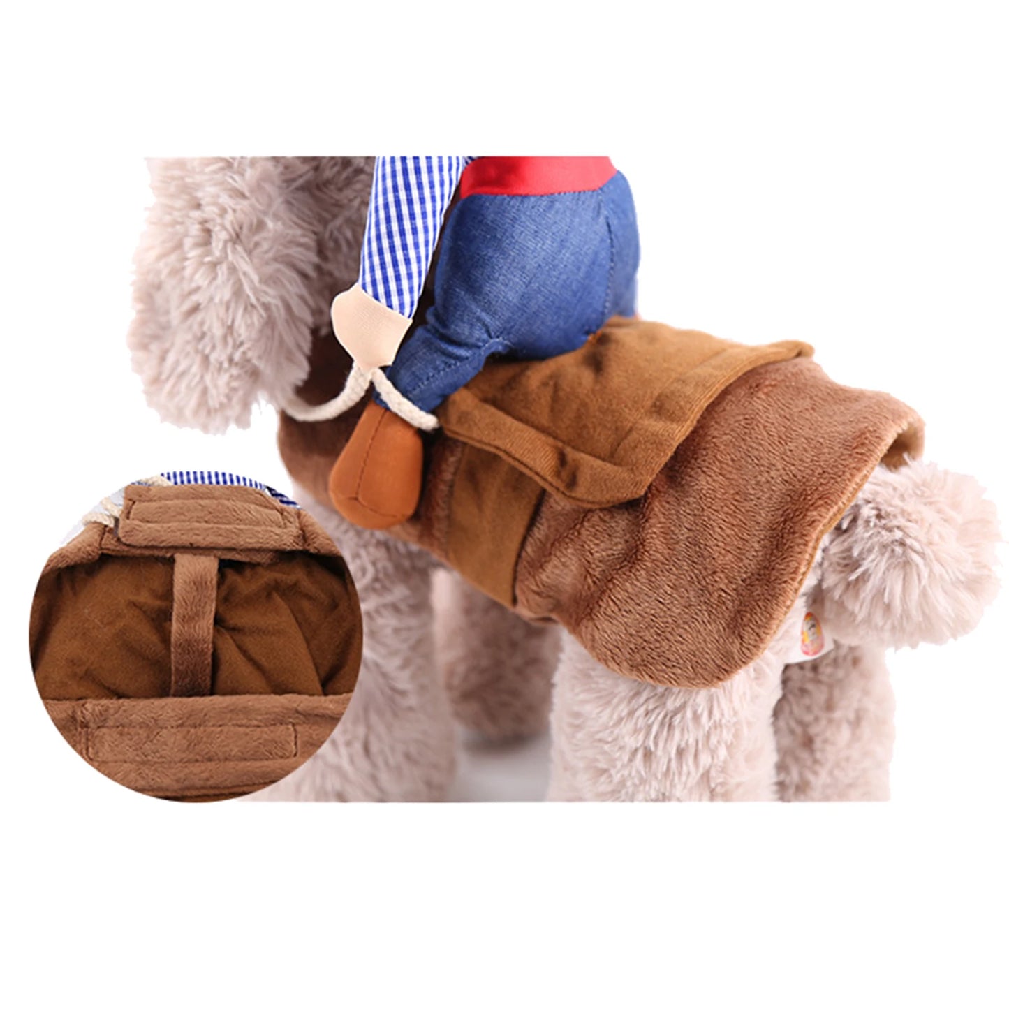 Pet Cowboy Costume Halloween Funny Role Play Creative Dachshund Chihuahua Pug Bulldog Kitten Puppy Pet Novelty Party Costume