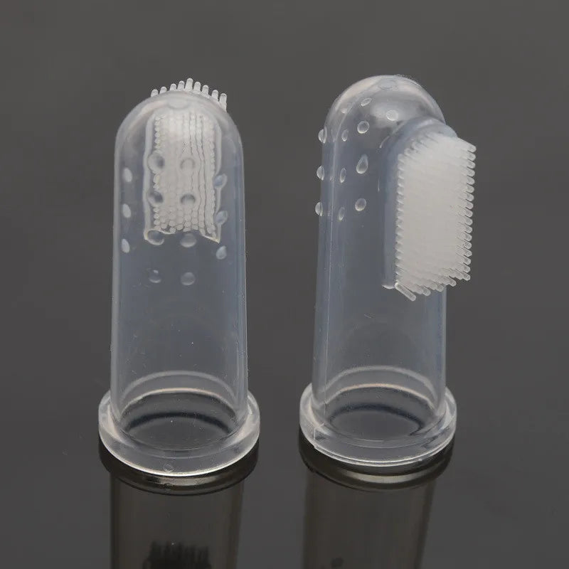 1pc Rubber Pet Finger Toothbrush Dog Toys Environmental Protection Silicone Glove for Dogs and Cats Clean Teeth Pet Accessories