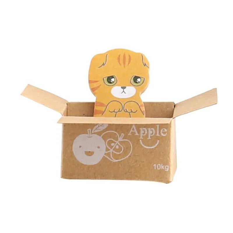 Pretty Kawaii Kitty Sticky Notes Sticker Cute Kitten Notepad Memo Pad Post Office School Stationery Supply Cat Funny Gift Dog