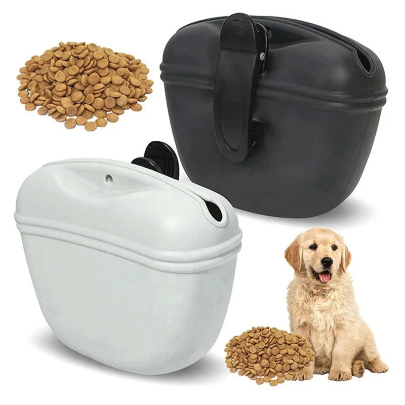 Silicone Dog Treat Bag Pet Portable Dog Training Waist Bag Outdoor Feeder Puppy Snack Pouch Food Reward Storage Bag Pet Supplies