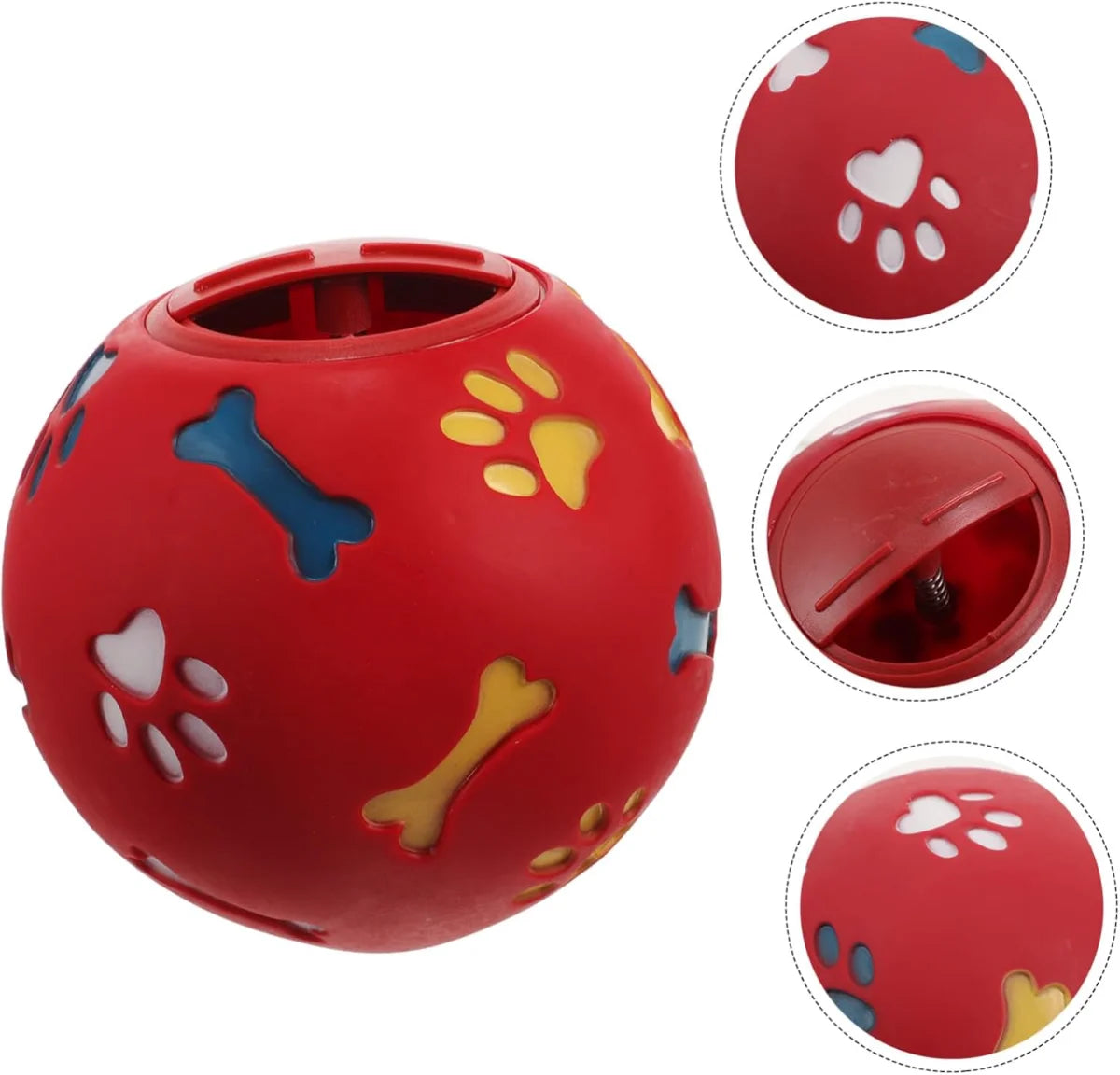 ATUBAN Interactive Dog Treat Dispensing Toy Chew Toy for Dogs Fun and Pet Activity for and Care Interactive Play and Training