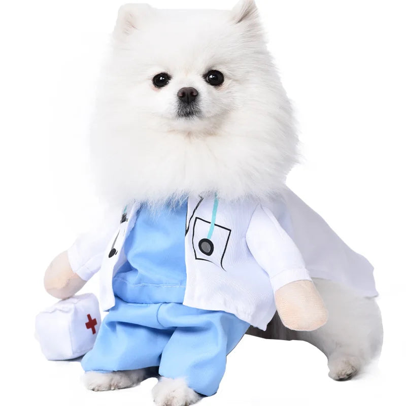 Halloween Dog Clothes Funny Pet Costume Small Dog Jacket Creative Outfit for Teddy Cats Costume Dog Clothes for Small Dogs