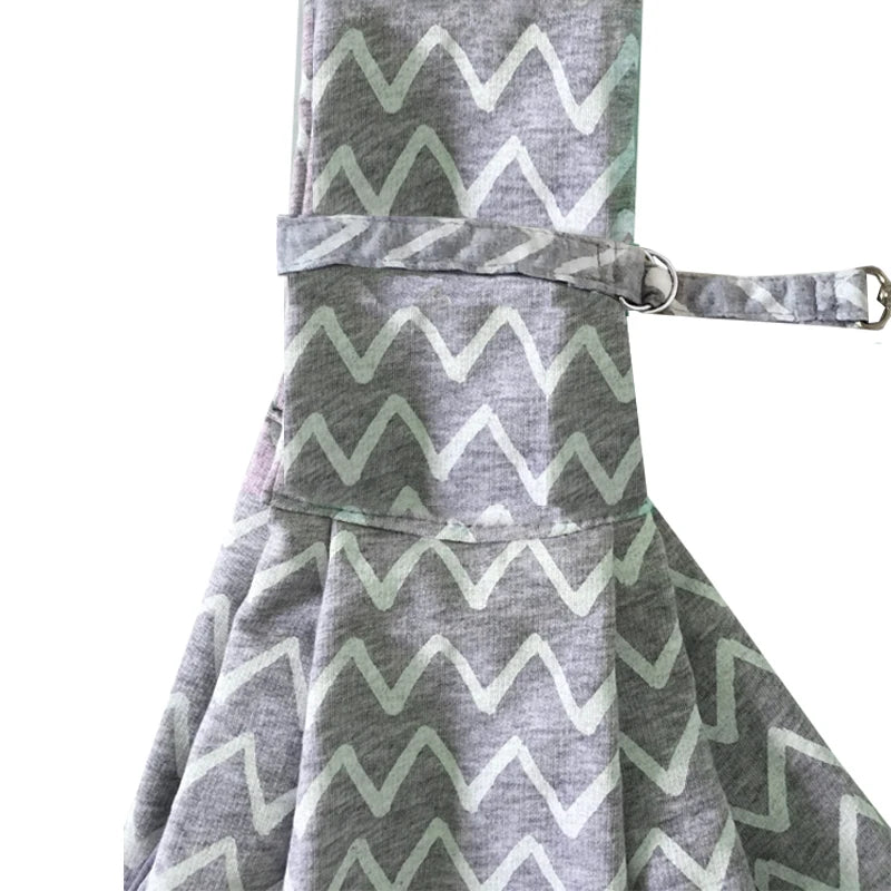 New Grey Striped Cotton Pet Dog Sling Carrier Bag Dogs Carrier Bag Free Shipping Dogs Bag