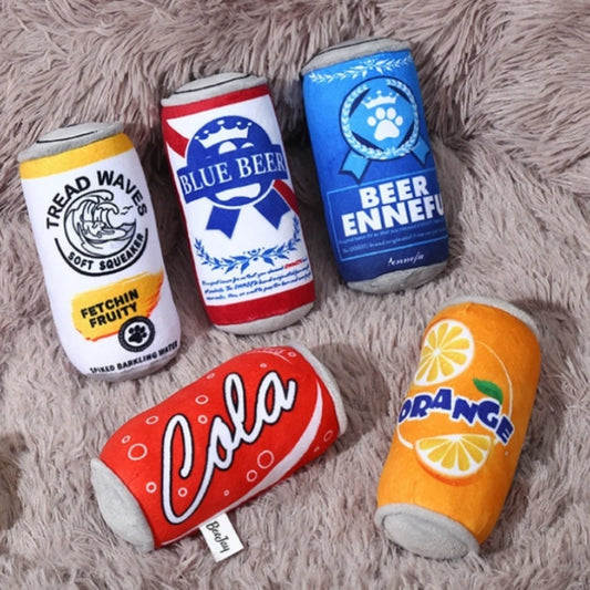 Relieve boredom and self-help. Plush dog toys bite plush cans and sound pet products