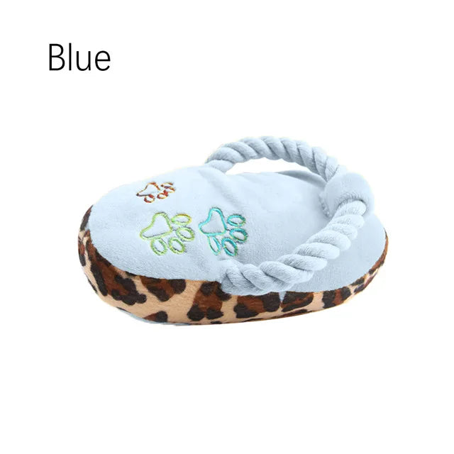 Funny Pet Dog Toys Plush Slippers Bite Chicken Leg Shoe Shape  Small And Medium-Sized Dog Outdoor Training Cat Relieve Anxiety