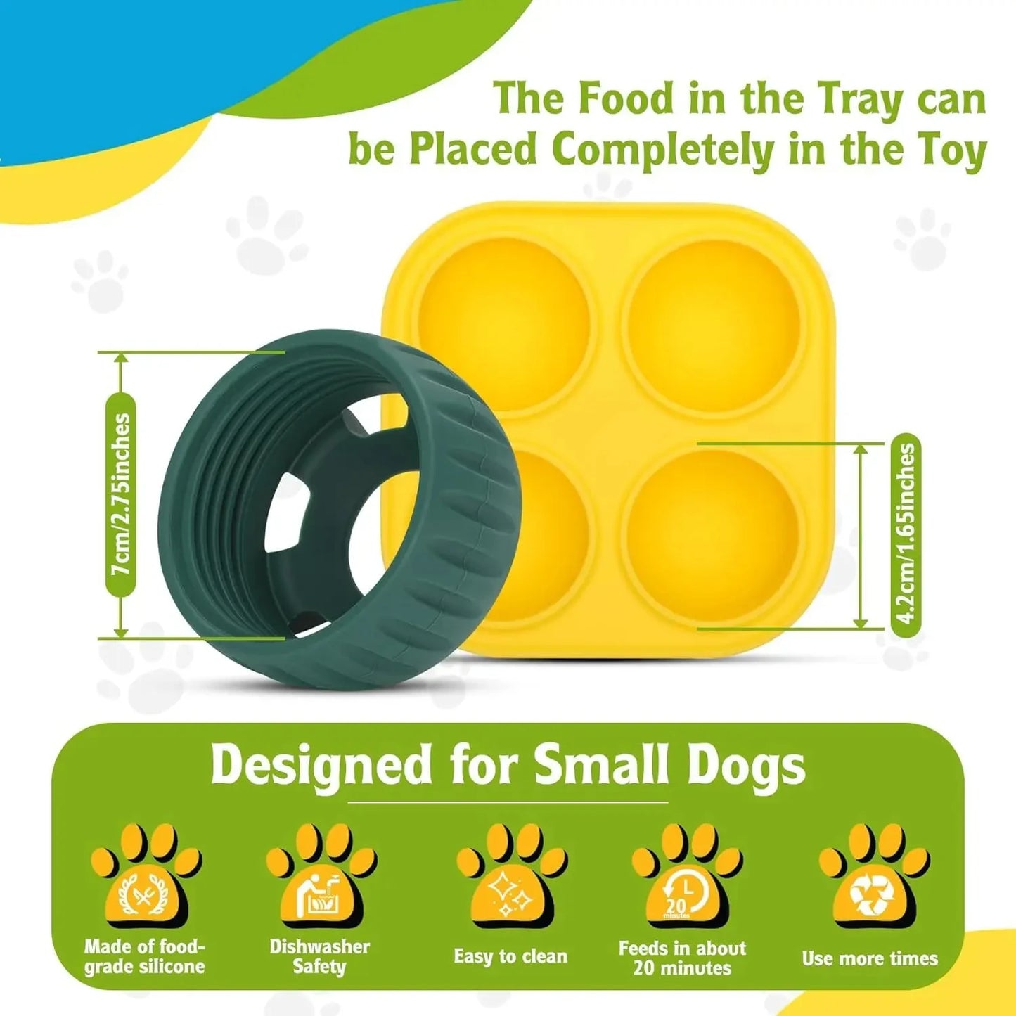 Pet Bowl Funnel Toy New Style Creative Fillable Dog Toy Treat Mold Easy To Clean Dog Chew Toy Interactive Family Fun Dog Toy