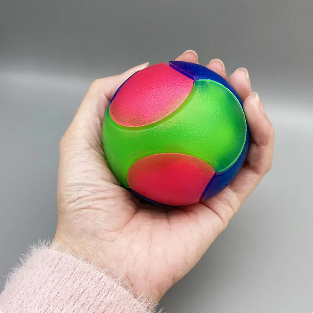 LED Glowing Ball for Dogs, Flashing Glow in the Dark, Elastic Ball Toy, Interactive Toys for Puppy, Chewing Molar Balls